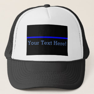 Symbolische dünne Blue Line personifizieren dieses Truckerkappe