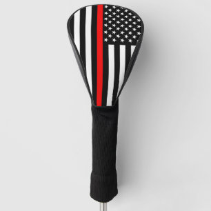 Symbolische dünne rote Linie Golf Headcover
