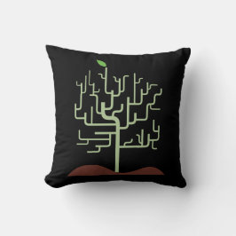 Symbolische Metamorphose Wachstumsdesign Kissen