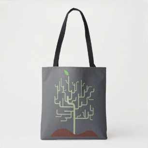 Symbolische Metamorphose Wachstumsdesign Tasche