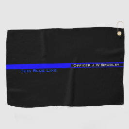Symbolischer Name des Polizeibeamten für Thin Blue Golfhandtuch