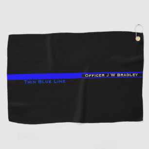 Symbolischer Name des Polizeibeamten für Thin Blue Golfhandtuch