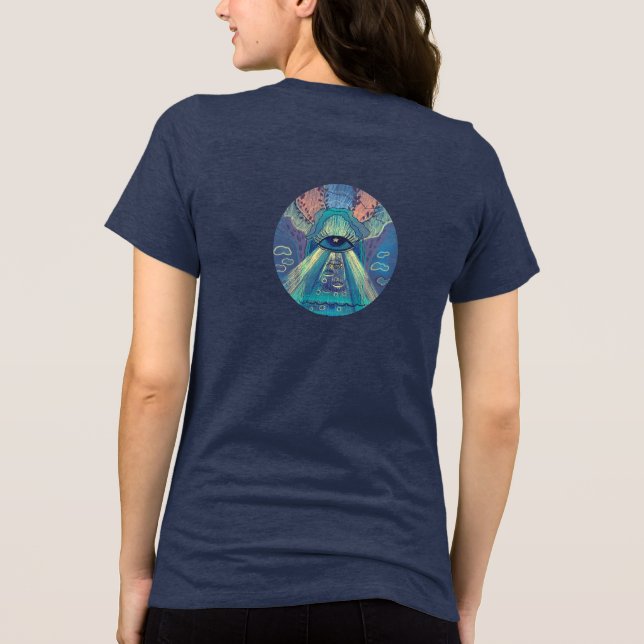 symbolisches Auge t - Shirt (Rückseite)