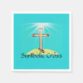 Symbolisches Kreuz Serviette