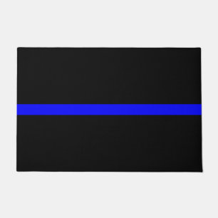 Symbolisches Thin Blue Line-Grafikdesign Fußmatte