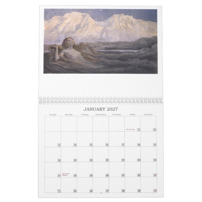 Symbolist-Kunst-Kalender 2015 Kalender (Jan 2027)