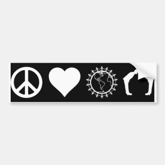 Symbologie von PLUR (dunkel) (Autoaufkleber) Autoaufkleber