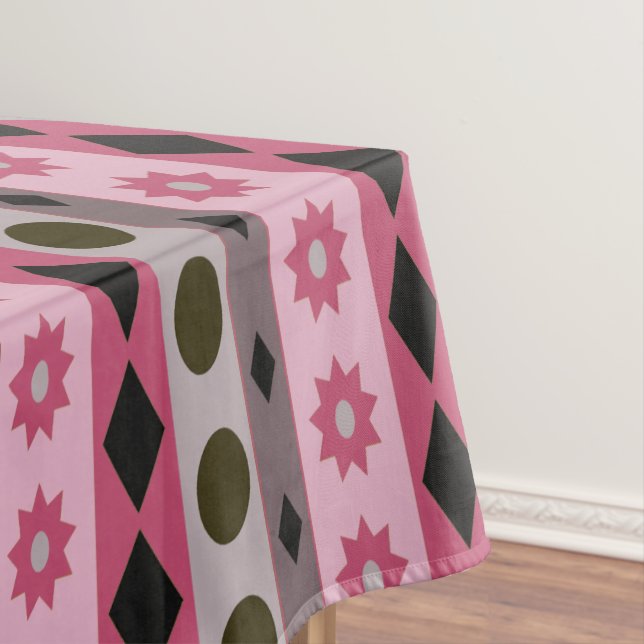 SYMBOLS rosa Großdruck Tischdecke (Beispiel)