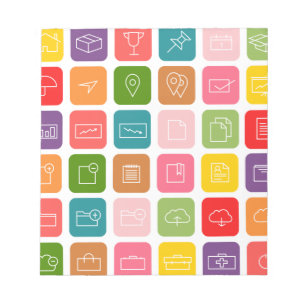 Symbolvektor Notizblock