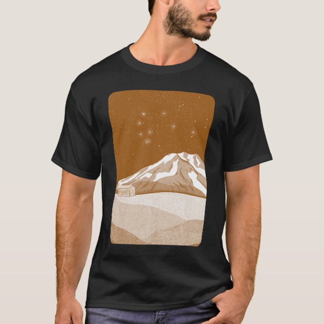 Syme Hut Mount Taranaki T-Shirt (Vorderseite)
