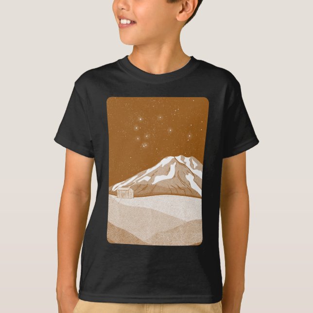 Syme Hut Mount Taranaki T-Shirt (Vorderseite)