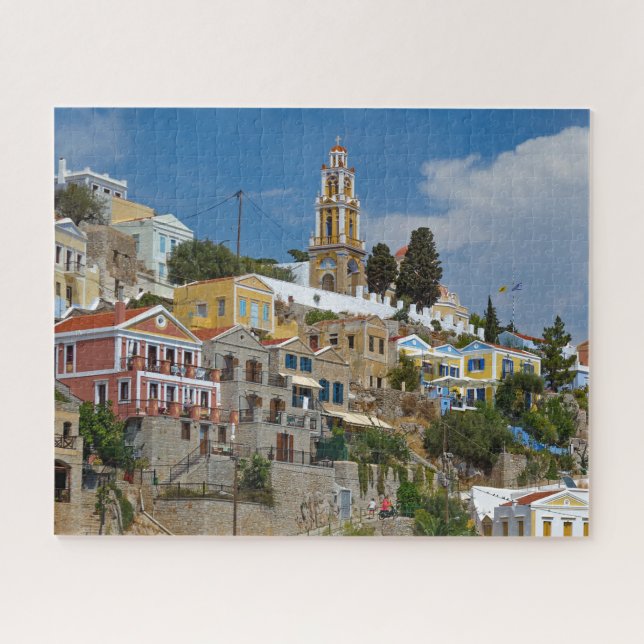Symi Architecture Greek Island Puzzle (Horizontal)
