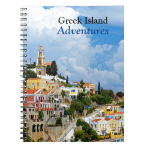 Symi Greek Island Adventures-Notebook Notizblock
