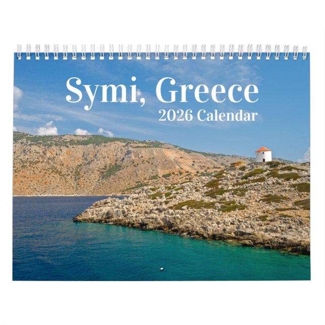 Symi Griechische Insel 2026 Kalender (Titelbild)