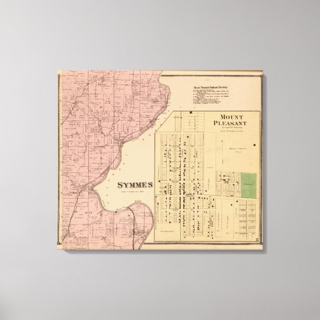 Symmes Mt angenehm, Ohio Leinwanddruck (Vorderseite)