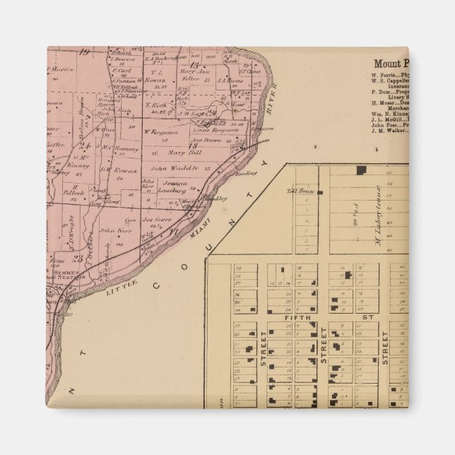 Symmes Mt angenehm, Ohio Magnet (Vorne)