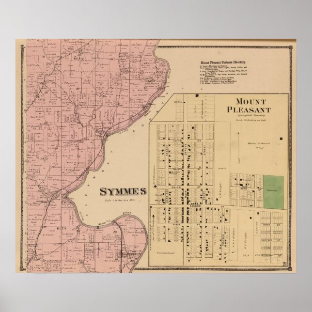 Symmes Mt angenehm, Ohio Poster (Vorne)