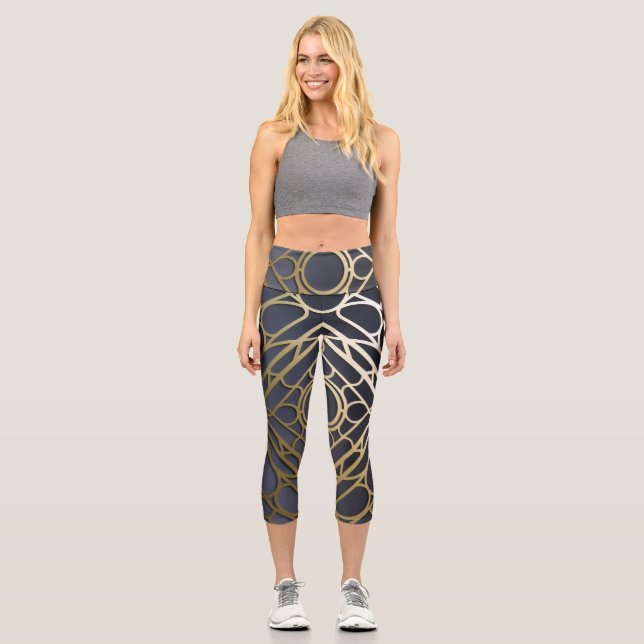 Symmetrie Capri Leggings (Vorderseite)