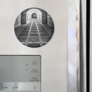 Symmetrie in Schwarz/Weiß Magnet