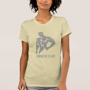 Symmetrie ist Kunst Goldenes Zeitalter Bodybuildin T-Shirt