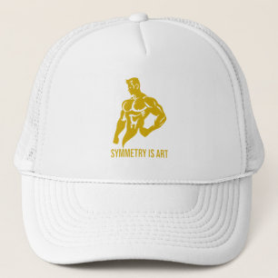 Symmetrie ist Kunst Goldenes Zeitalter Bodybuildin Truckerkappe