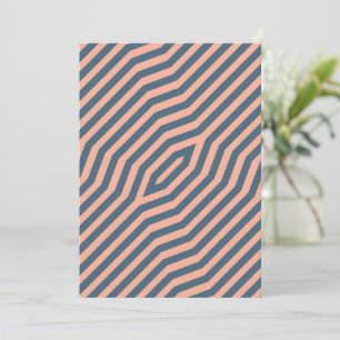 Symmetrische diagonale Streifen Hintergrund 10 Dankeskarte