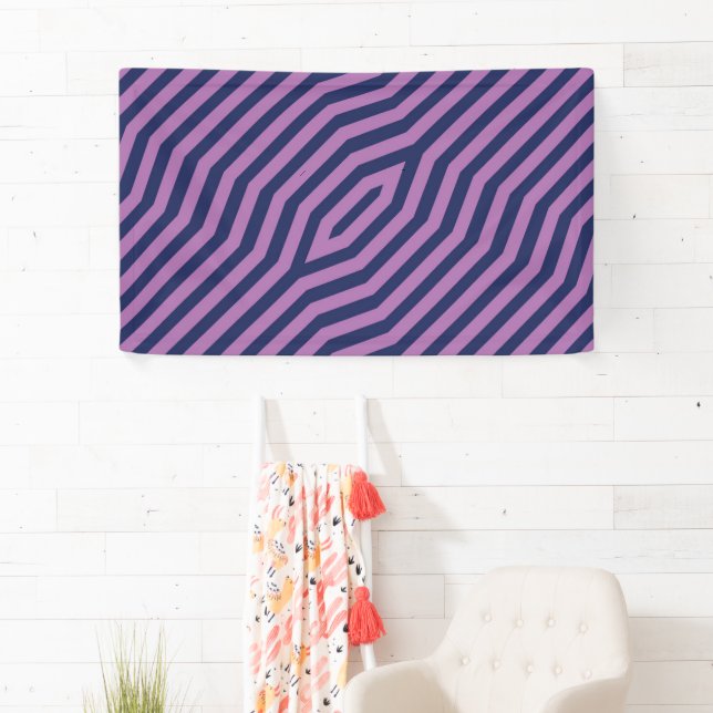 Symmetrische diagonale Streifen Hintergrund 11 Banner (Insitu)