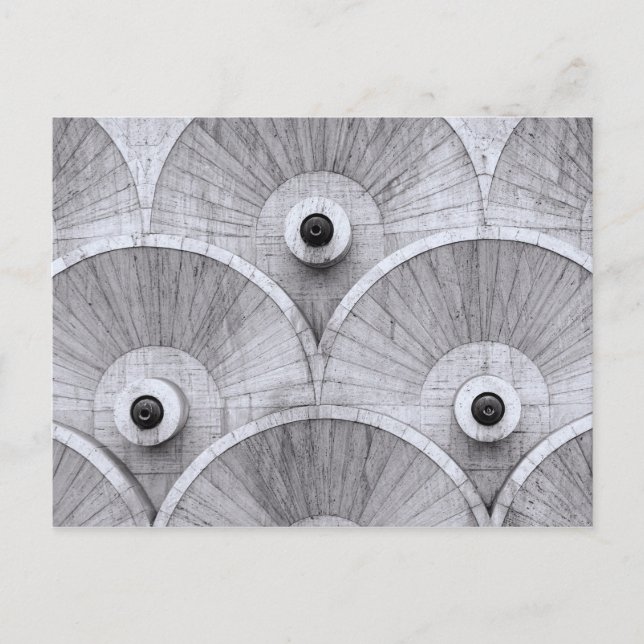 Symmetrische Muster in Jerewan, Armenien. Postkarte (Vorderseite)