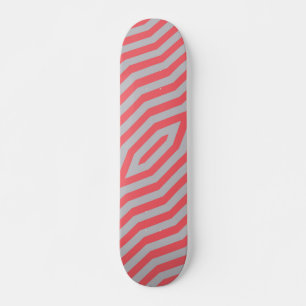 Symmetrischer diagonaler Streifen Hintergrund 5 Skateboard