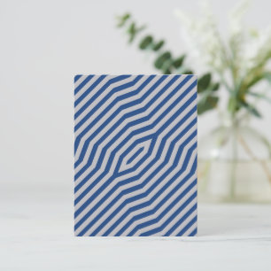 Symmetrischer diagonaler Streifen Hintergrund 6 Postkarte
