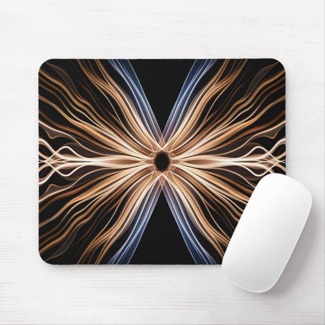Symmetrischer Lichtausbruch Mousepad (Mit Mouse)