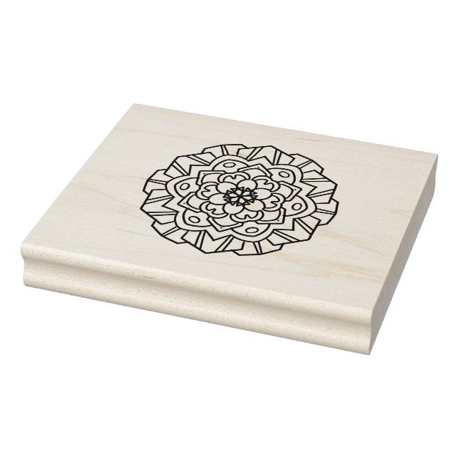 Symmetrisches Design Gummistempel (Stempel)