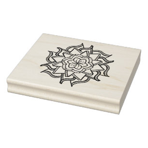 Symmetrisches Design Gummistempel