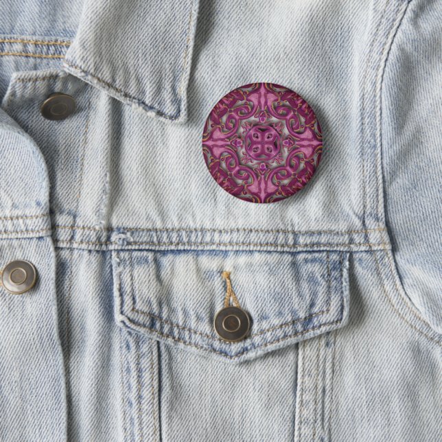 Symmetrisches Muster (ähnlich wie Azulejos) Button (Beispiel)