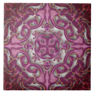 Symmetrisches Muster (ähnlich wie Azulejos) Fliese