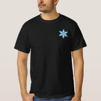 Symmetrisches Snowflake Emoji Customizable Festiva T-Shirt