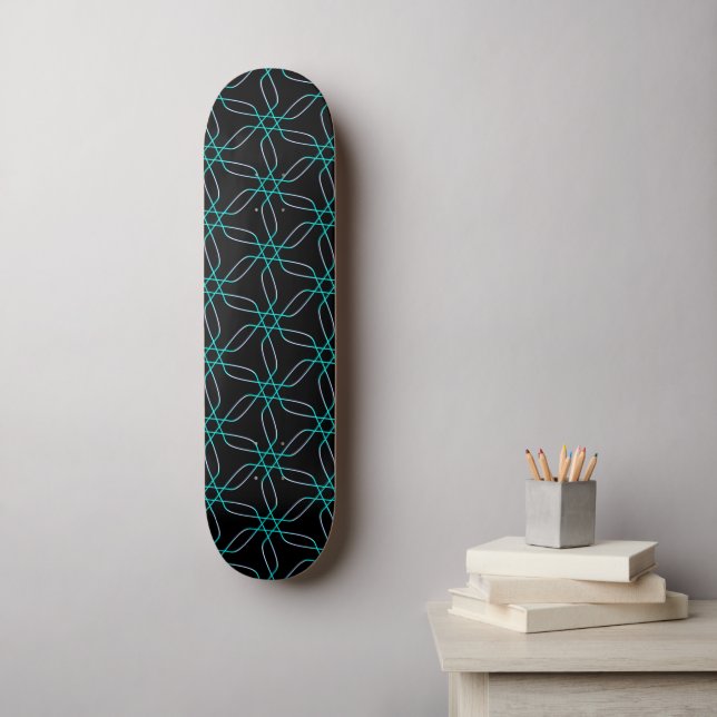Symmetry in Motion Skateboard (Wandkunst)