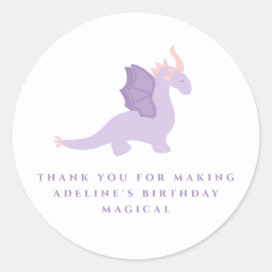 Sympa Dragon Anniversaire Favoriser Sticker