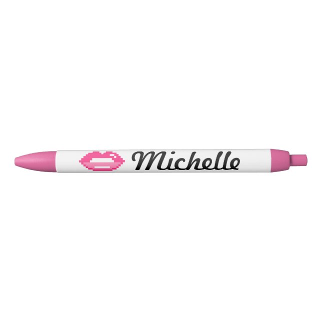 Sympa stylo pour filles personnalisées avec lèvres (Devant)