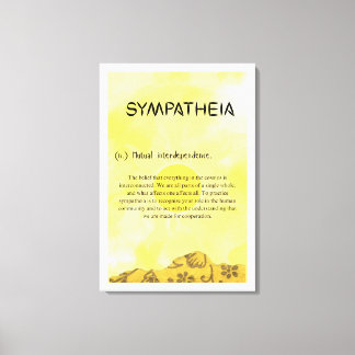 Sympatheia Leinwanddruck gespannt
