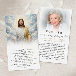 Sympathie Das Vaterunser Jesus Gebetskarte
