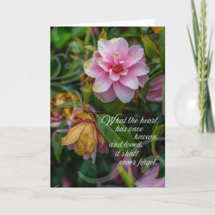 Sympathie et confort  Carte Rose irlandaise sauvag