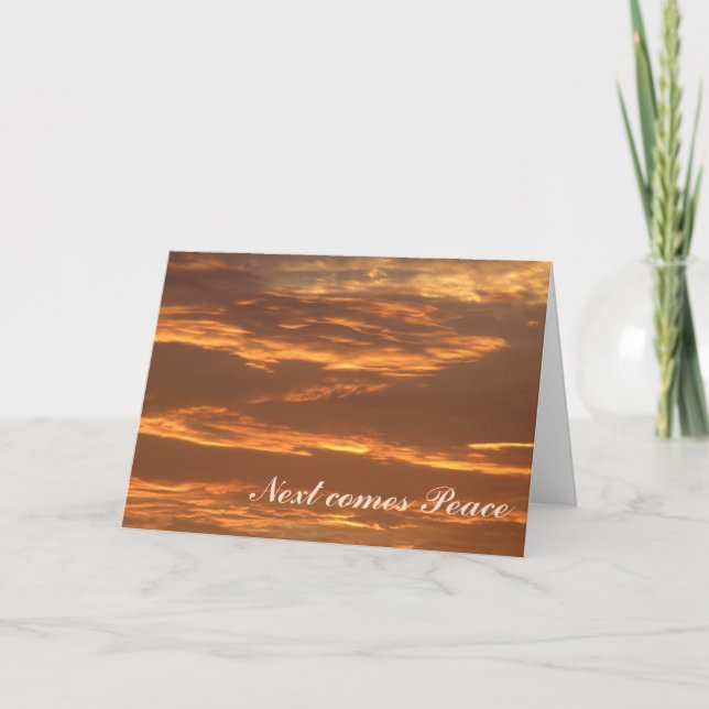 Sympathie, Frieden Karte (Vorderseite)