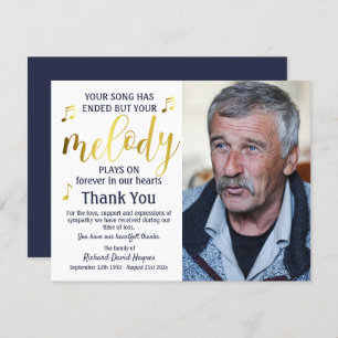 Sympathie funéraire du musicien Merci