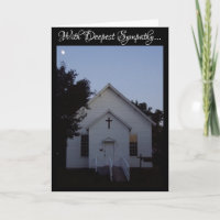 Sympathiekarte "Church Sunset"