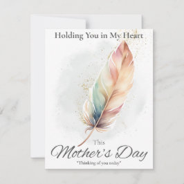 Sympathiekarte des Muttertags - Feather