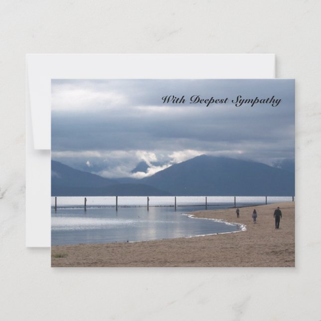 Sympathiekarte für Berge und Meeresbibel Karte (Vorderseite)
