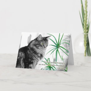 Sympathiekarte für Haustiere für Katzen Karte