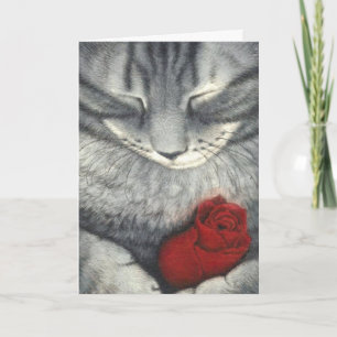 Sympathiekarte für Haustiere (Katze) Karte