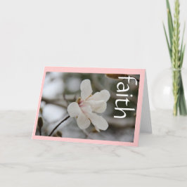Sympathiekarte: Magnolia w Scripture verse on Fait Karte